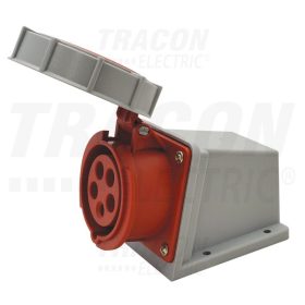   Tracon Felületre szerelhető ipari csatlakozóaljzat 16A, 400V, 3P+N+E, 6h, IP67