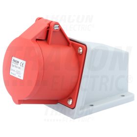   Tracon Felületre szerelhető ipari csatlakozóaljzat 32A, 400V, 3P+N+E, 6h, IP44