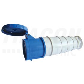   Tracon Ipari csatlakozóaljzat, fokozott védelemmel 125A, 250V, 2P+E, 6h, IP67