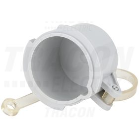   Tracon Vízálló takarósapka csatlakozódugóhoz TICS-043..,TICS-044..,TICS-045..,(125A,3P/4P/5P)d=84mm, IP67