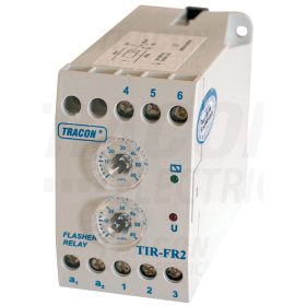   Tracon Ütemadó 250V AC, 2-60s / 2-60min, 5A/250V AC, 10A/24V AC/DC