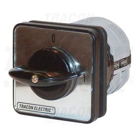   Tracon Kézikapcsoló, BE-KI 400V, 50Hz, 20A, 3P, 5,5kW, 48×48mm, 90°