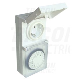  Tracon Dugaszolható napi kapcsolóóra, elektromechanikus 230V, 16A, IP44