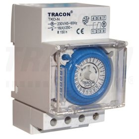   Tracon Sorolható kapcsolóóra, napi, elektromechanikus 230V, 16(4) A