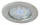 Tracon Beépíthető lámpatest spot fényforrásokhoz, matt króm max.50W, MR16, D=82mm, EEI=A++ - E