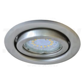   Tracon Beépíthető lámpatest spot fényforrásokhoz, matt króm max.50W, MR16, D=97mm, 30°, EEI=A++ - E