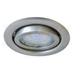   Tracon Beépíthető lámpatest spot fényforrásokhoz, matt króm max.50W, MR16, D=97mm, 30°, EEI=A++ - E