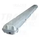 Tracon Védett lámpatest LED csövekhez, egyoldalas betáp 230 V, 50 Hz, G13, 600 mm, IP65, ABS/PC,  EEI=A++,A+,A