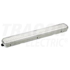   Tracon Védett LED ipari lámpatest radaros mozgásérzékelővel 230VAC,18W,600mm,360°,IP65,1-8m,10s-12m,3-2000lx, EEI=A