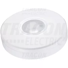   Tracon Védett mozgásérzékelő, mennyezetre, lapos, fehér 230V, 50 Hz, 2000W, 360°, 1-8 m, 10 s-15 min, 3-2000lux,IP65