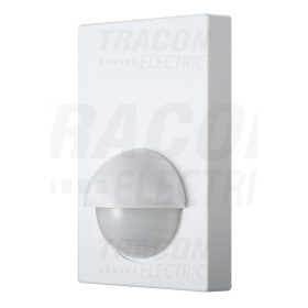   Tracon Mozgásérzékelő, fali, lapos, fehér 230V, 50 Hz, 180°, 1-12 m, 10 s-7 min, 3-2000lux, IP44