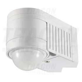   Tracon Mozgásérzékelő, fali, sarokelemmel, fehér 230V, 50 Hz, 360°, 1-12 m, 10 s-15 min, 3-2000lux, IP44