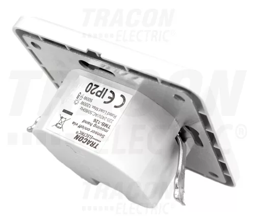 Tracon Mozgásérzékelő, infra, szerelvénydobozba, rövidtávú érzékelés, 230V, 50 Hz, 180°, 5-6 cm, 500W