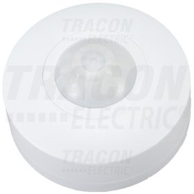   Tracon Védett mozgásérzékelő, mennyezetre, 3 szenzorral, fehér 230V, 50Hz,  1200W, 360°, 1-12m, 10 s-15 min, 3-2000lux,IP44
