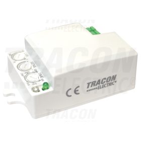   Tracon Mozgásérzékelő, mikrohullámú, lámpába 230 VAC, 5,8 GHz, 360°, 1-6 m, 10 s-12 min, 3-2000lux