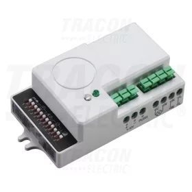   Tracon Mozgásérzékelő, radaros, lámpatestekbe,szabályozható fényerő 230 VAC, 5,8 GHz, 360°, 2-8 m, 5 s-30 min, 2-2000lux