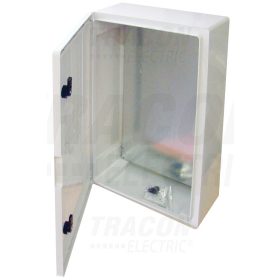   Tracon Műanyag elosztószekrény H×W×D=600×400×200mm, IP65, IK10, 1000V AC/DC, RAL7035