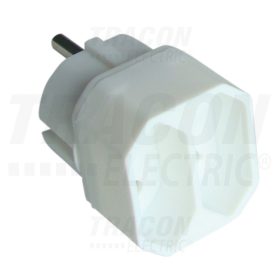   Tracon Többférőhelyes átalakító csatlakozó 2×EURO, 250VAC, max.2,5A