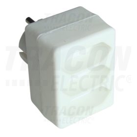  Tracon Többférőhelyes csapos átalakító csatlakozó 250VAC, max.2,5A, 3xFrench