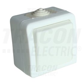   Tracon Falon kívüli 1-áramkörös kapcsoló  10AX/250VAC, IP54,(101)
