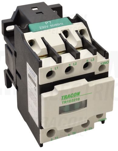 Tracon Kontaktor 660V, 50Hz, 9A, 4kW, 400V AC, 3×NO+1×NC