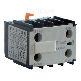   Tracon Homlokoldali segédérintkező TR1K segédkontaktorokhoz 230V, 50Hz, 2A, 1×NC+1×NO