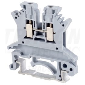   Tracon Fázisvezető ipari sorozatkapocs, csavaros, sínre, szürke 500V 17.5A 0.14-1.5 mm2