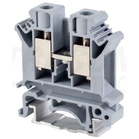   Tracon Fázisvezető ipari sorozatkapocs, csavaros, sínre, szürke 0,5-10mm2, 800VAC, 76A