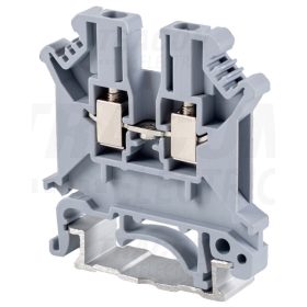   Tracon Fázisvezető ipari sorozatkapocs, csavaros, sínre, szürke 0,2-2,5mm2, 800VAC, 32A