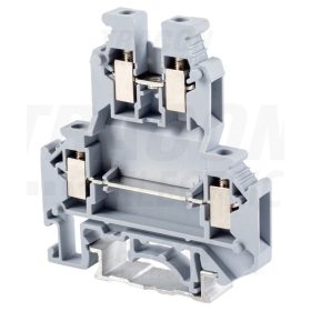   Tracon Emeletes ipari sorozatkapocs, csavaros, sínre, szürke 0,2-4mm2, 500VAC, 32A