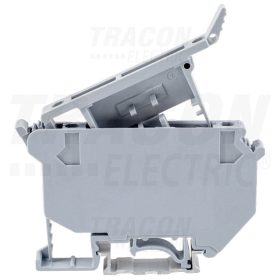   Tracon Biztosítós ipari sorozatkapocs, csavaros, sínre, szürke 800V 6.3A 0.5-6 mm2