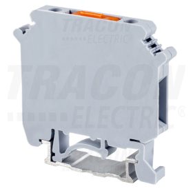   Tracon Szakaszolható ipari sorozatkapocs, csavaros, sínre, szürke 0,2-4mm2, 800VAC, 16A