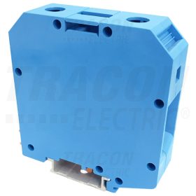   Tracon Nullavezető ipari sorozatkapocs, csavaros, sínre, kék 16-50mm2, 1000VAC, 150A