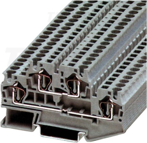 Tracon Emeletes ipari sorozatkapocs, rugós, sínre, kék 0,14-1,5mm2, 500VAC, 17,5A
