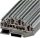 Tracon Emeletes ipari sorozatkapocs, rugós, sínre, szürke 0,2-4mm2, 500VAC, 32A