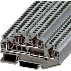   Tracon Emeletes ipari sorozatkapocs, rugós, sínre, kék 0,2-4mm2, 500VAC, 32A