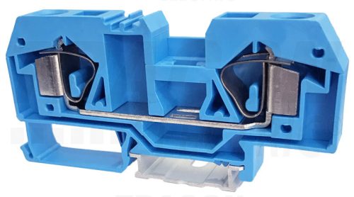 Tracon Nullavezető ipari sorozatkapocs, rugós, sínre, kék 800V 76A 0.2-16 mm2 2P