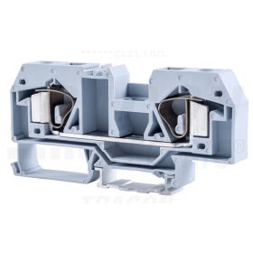   Tracon Fázisvezető ipari sorozatkapocs, rugós, sínre, szürke 800V 76A 0.2-16 mm2 2P