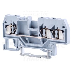   Tracon Fázisvezető ipari sorozatkapocs, rugós, sínre, szürke 800V 24A 0.08-2.5 mm2 3P