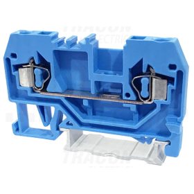   Tracon Nullavezető ipari sorozatkapocs, rugós, sínre, kék 800V 24A 0.08-2.5 mm2 2P
