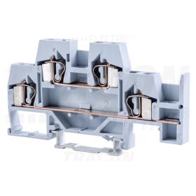   Tracon Emeletes ipari sorozatkapocs, rugós, sínre, szürke 500V 26A 0.08-4 mm2 4P