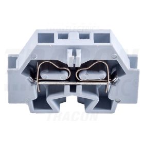   Tracon Mini rugós ipari sorozatkapocs, csavarral rögzíthető, szürke 690V 24A 0.08-4 mm2 2P