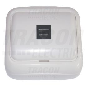   Tracon Falon kívüli telefoncsatlakozó aljzat (tapétakapcsoló) RJ11, 6/4