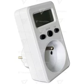 LCD kijelzőjű dugaszolható fogyasztásmérő