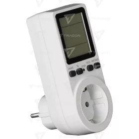 LCD kijelzőjű dugaszolható fogyasztásmérő