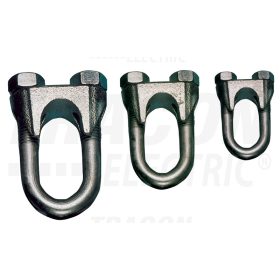   Tracon Sodronyszorító bilincs, U profil, acél+temperált öntvény d=4,5-7mm, M5