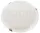 Tracon Üveg mennyezeti UFO lámpatest, fehér 230V, 50Hz, E27, max.1×60W, D=300 mm, EEI=A++,A+,A,B,C,D,E