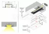 TOPMET LED profil VARIO30-04 ACDE-9 2000 mm fehér