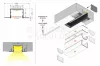 TOPMET LED profil VARIO30-05 ACDE-9 1000 mm natúr