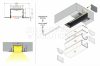TOPMET LED profil VARIO30-05 ACDE-9 2000 mm fehér